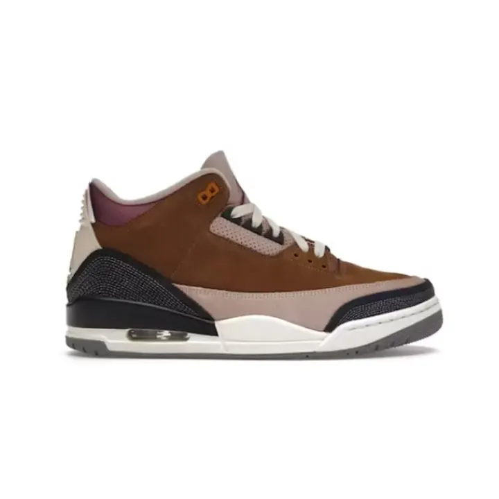 Jordan 3 Retro Winterized Basketball Shoes in Archaeo Brown