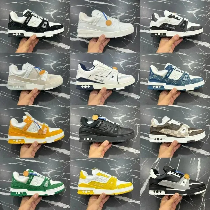 Louis Vuitton Monogram Patchwork Low-Top Sneakers