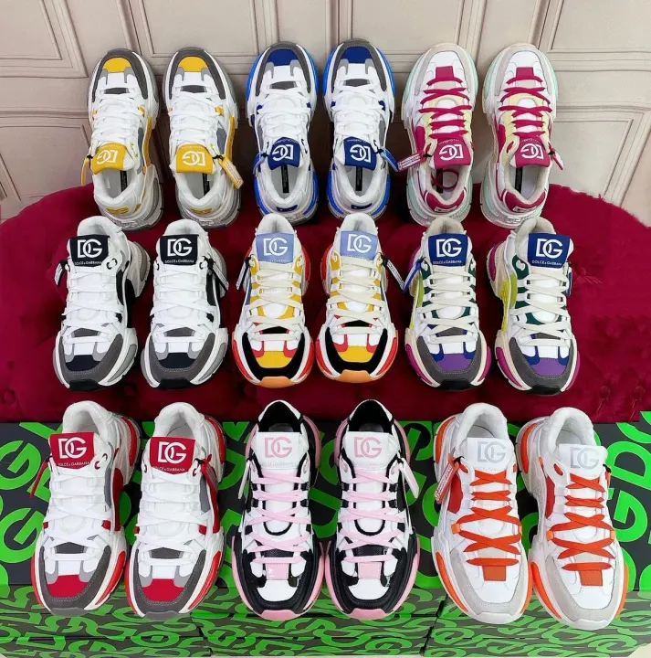 Dolce & Gabbana Multicolor Thick-Sole Sneakers