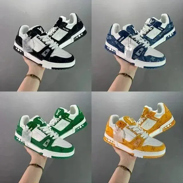 Louis Vuitton Monogram Patchwork Low-Top Sneakers