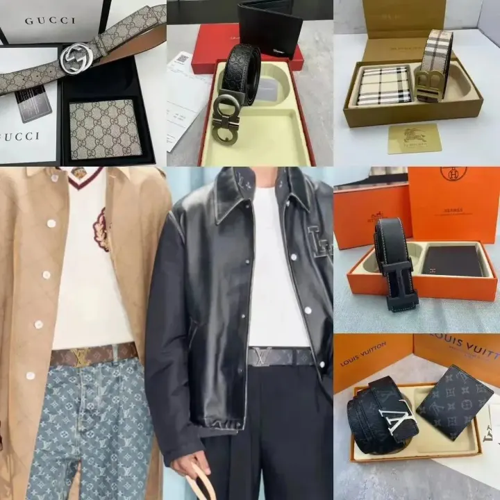 Hermès Black Leather Belt with Gold H Buckle