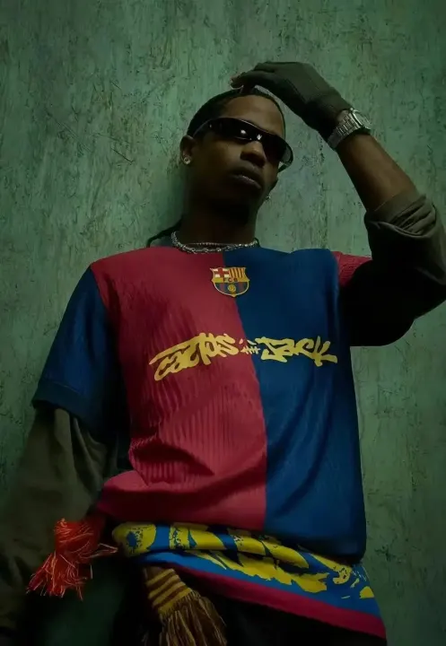 Nike FC Barcelona Special Edition Blue and Red Jersey
