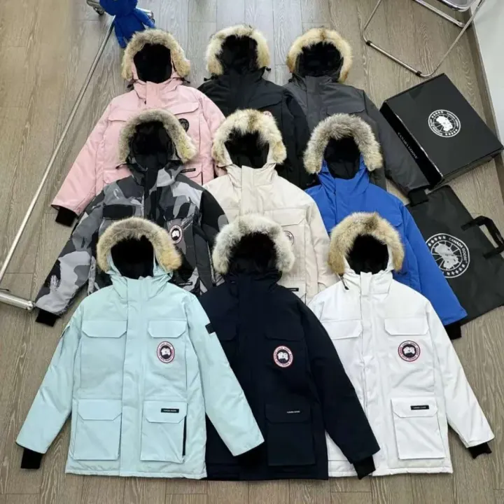 Canada Goose Fur-Hood Puffer Jacket in Mixed Colorways