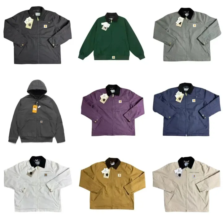Carhartt Contrast Collar Zip Jacket in Multiple Colors