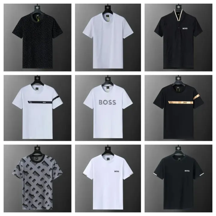 Hugo Boss Men's Graphic T-Shirt Collection in Black, White & Grey