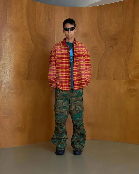 Pantalones cargo de camuflaje Balenciaga