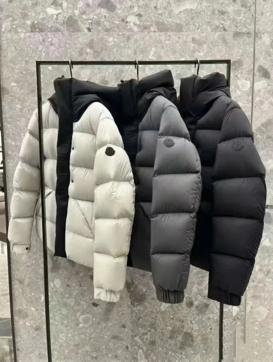 Moncler Black Relaxed-Fit Puffer Jacket