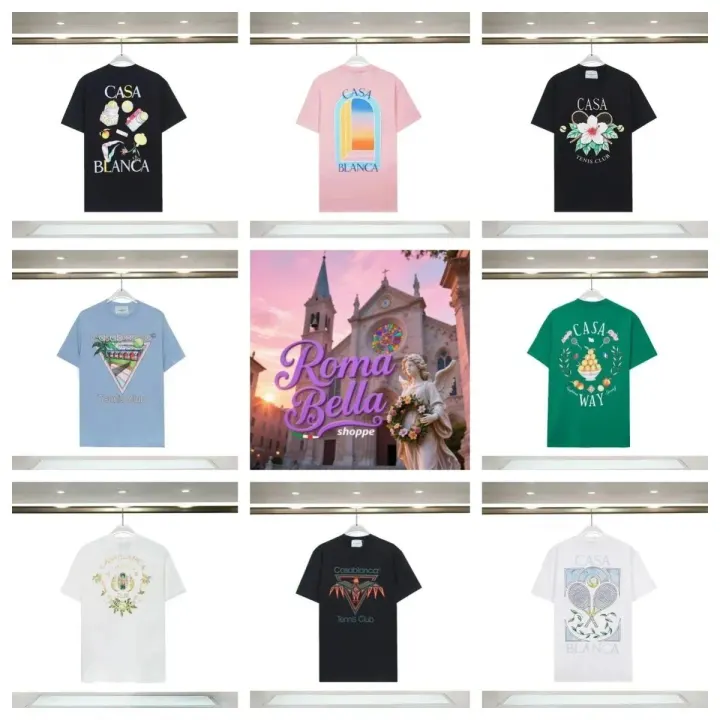 Casablanca Graphic Print T-Shirt in Mixed Colorways