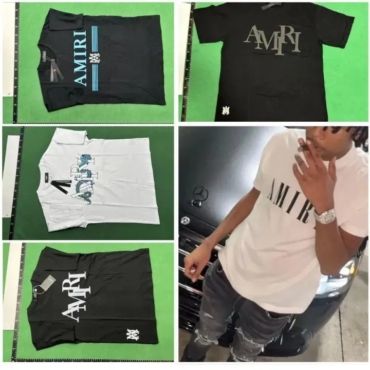 AMIRI Graphic T-Shirt in Black and White