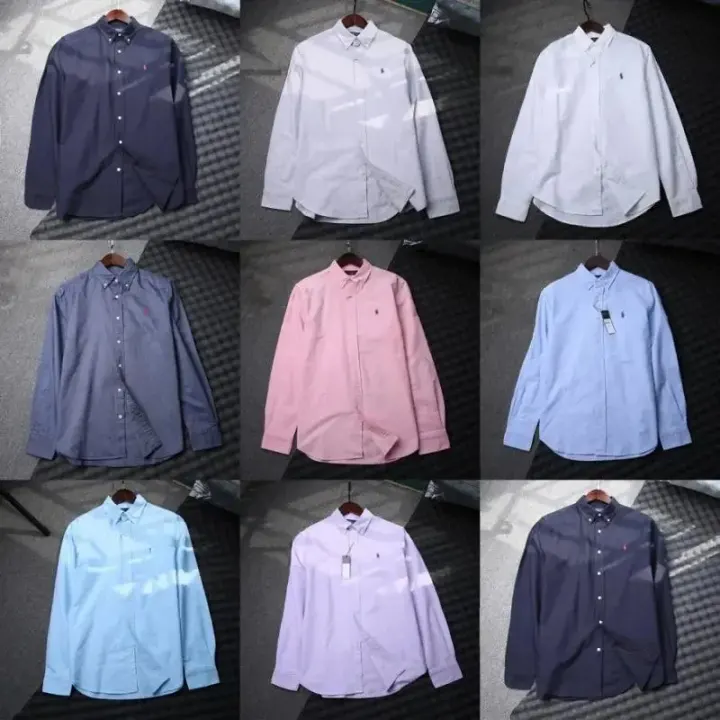 Ralph Lauren Long Sleeve Button-Down Shirt in Multiple Colors