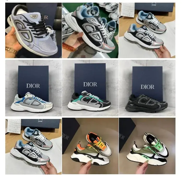 Dior PH 02 Low-Top Sneakers in Mixed Colorways