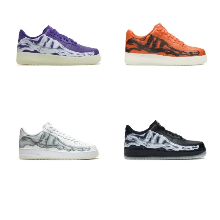 Nike Skeleton Print Low-Top Sneakers, Multi-Color