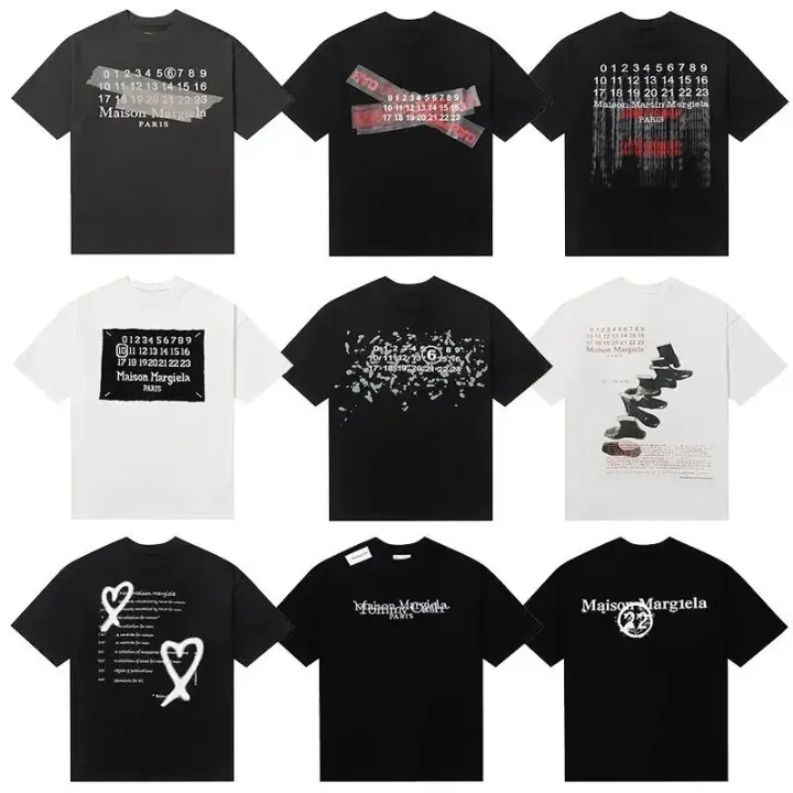 Maison Margiela Black Graphic Print T-Shirt