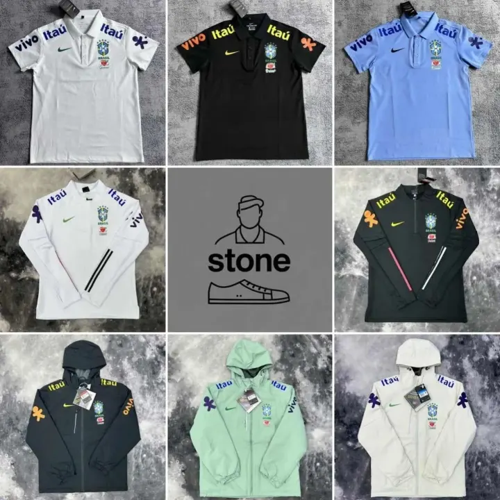 Nike Brazil Training Jacket in Black, White and Blue