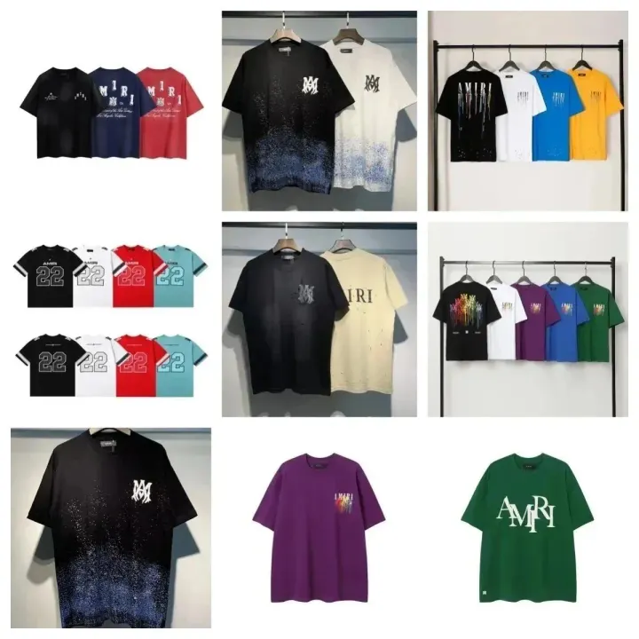 AMIRI Graphic Logo T-Shirt in Black Multi-Color