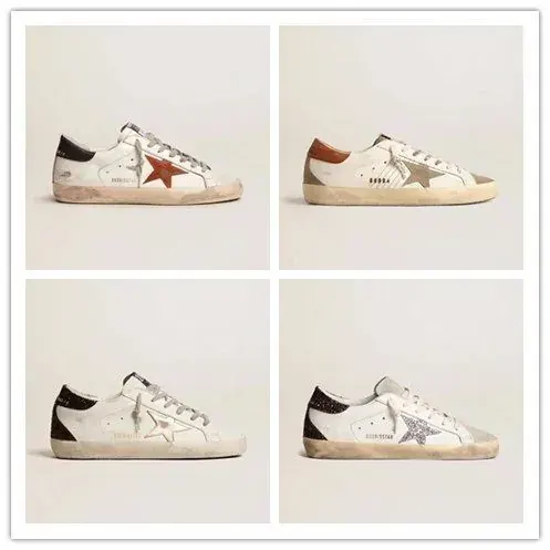 Golden Goose Low-Top Star Sneakers in Mixed Colorways