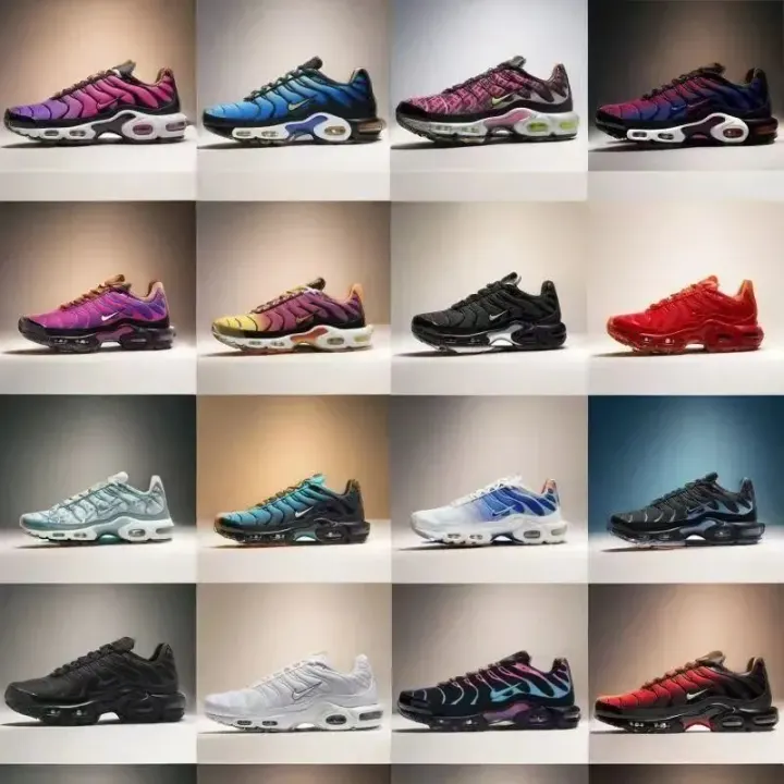 Nike Air Cushion Sneakers in Multicolor Gradient