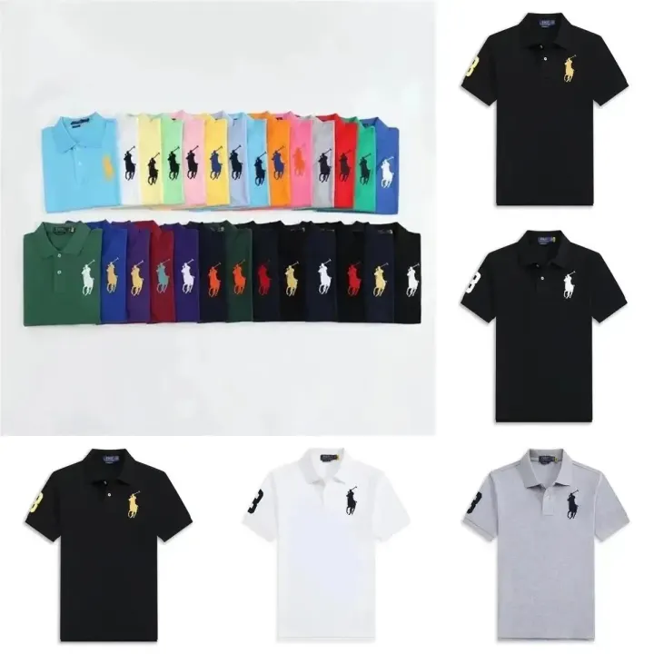 Ralph Lauren Black Big Pony Polo Shirt
