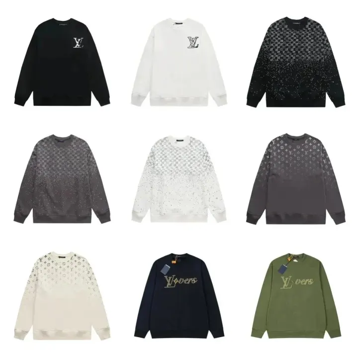 Louis Vuitton Black Monogram Crewneck Sweatshirt