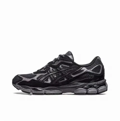 ASICS Black Chunky Mesh-Panel Sneakers