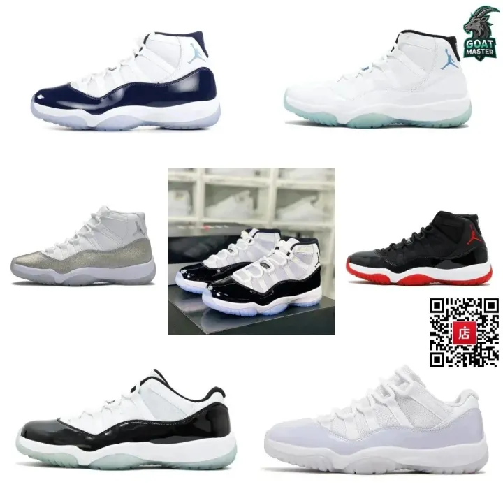 Jordan High-Top Running Shoes in White and Black Patent