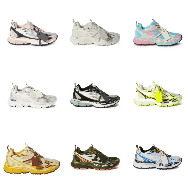 Off-White Be Right Back Multi-Color Low-Top Sneakers