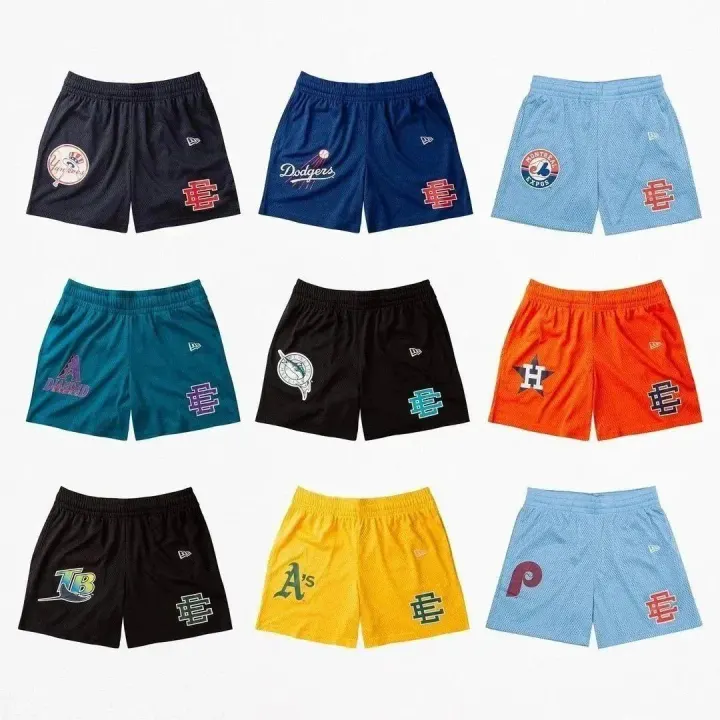 Eric Emanuel MLB Mesh Shorts in Multi-Team Colors
