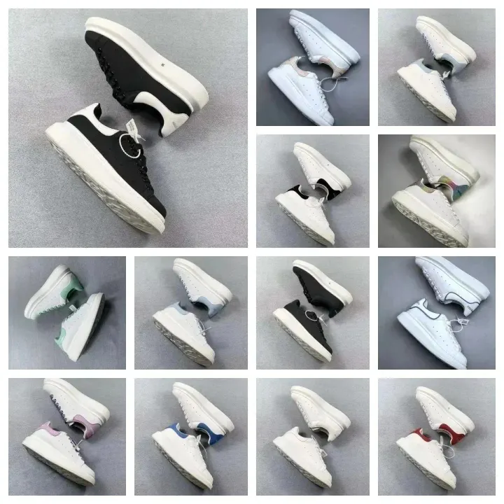 Alexander McQueen Black & White Platform Sneakers