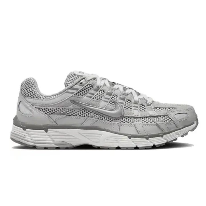 Nike P-6000 Light Grey Mesh Sneakers