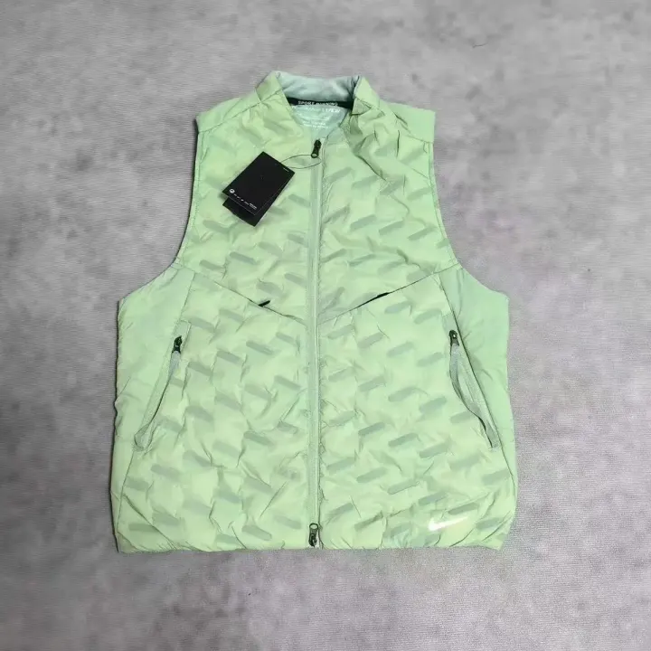 Nike Light Green Sleeveless Padded Vest