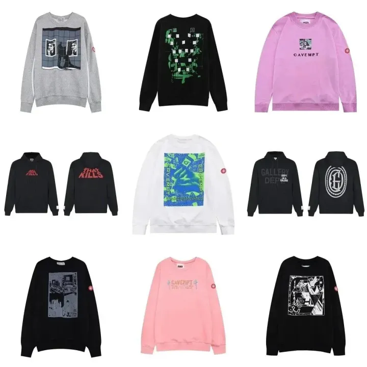 Cav Empt Graphic Pullover Hoodie in Assorted Colorways