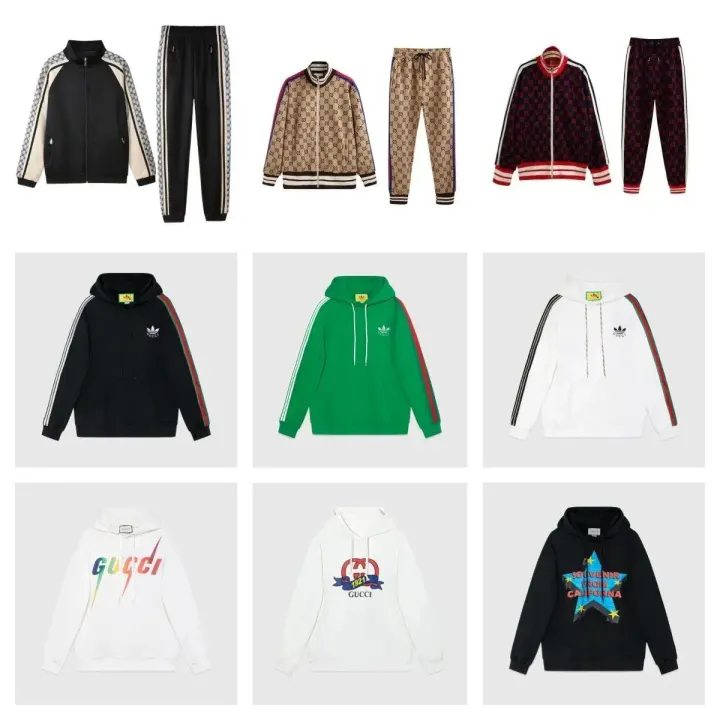 Gucci Crewneck Sweatshirt in Black, White, and Green