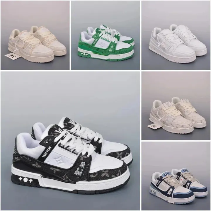 Lage sneakers van Louis Vuitton met monogramprint