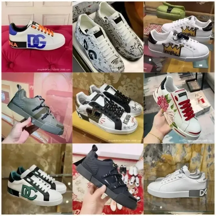 Dolce & Gabbana Graphic Print Low-Top Sneakers