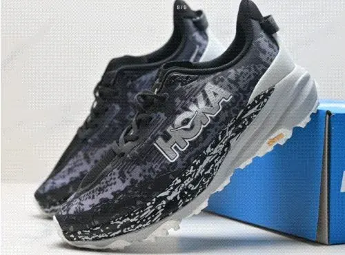 HOKA Black Camo Running Shoes