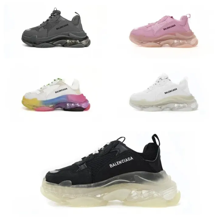 Balenciaga Triple S Clear Sole Sneakers