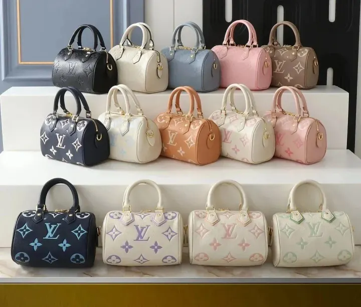 Louis Vuitton Monogram Embossed Leather Crossbody Bag