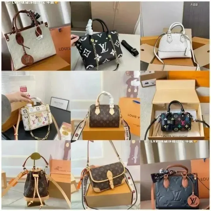 Louis Vuitton Monogram Handbag Collection in Mixed Colorways