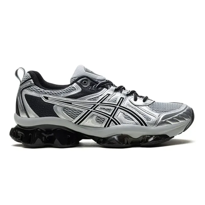 ASICS Gel-Quantum Kinetic Sneakers in Silver Grey and Black