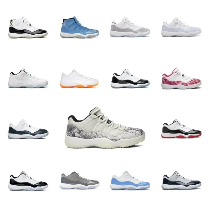 Jordan 11 Low Basketball Shoes in Multiple Colorways
