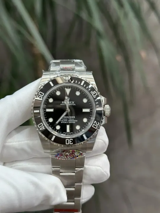 Rolex Submariner Black Dial Steel Bracelet Watch