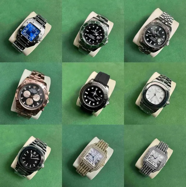 Rolex Submariner Watch with Green Bezel