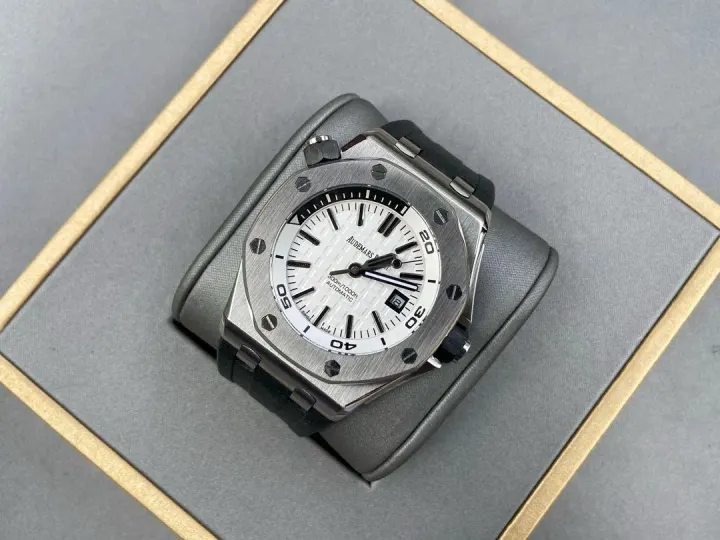 Audemars Piguet automatisch horloge met rubberen band 42 mm Variant A