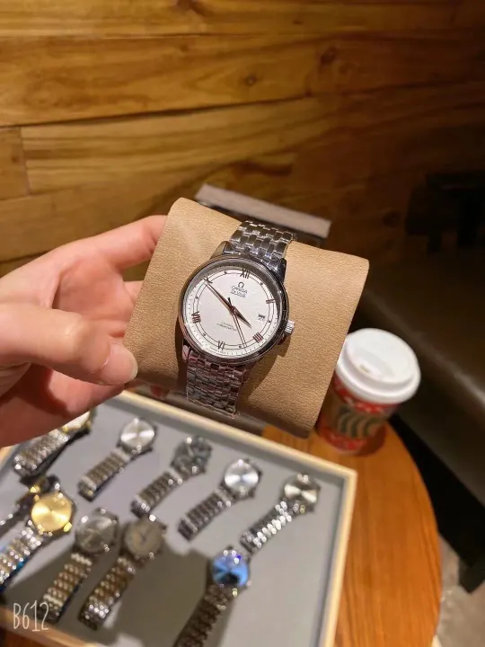 Omega De Ville Silver-Tone Link Bracelet Watch