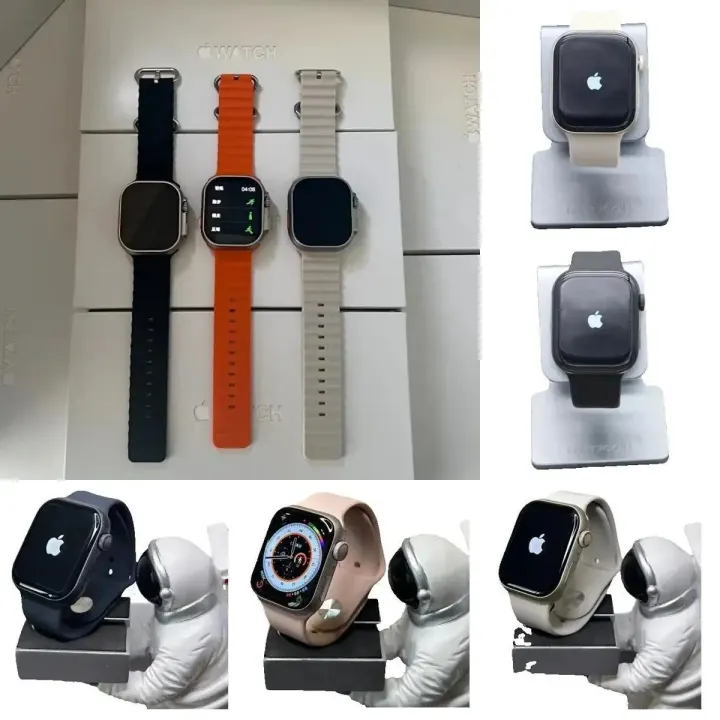 Apple Smartwatch mit Silikonarmband