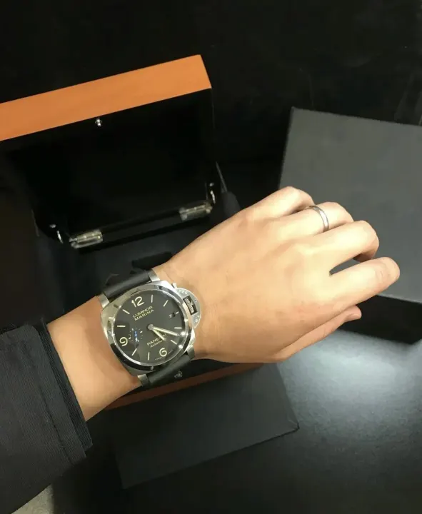 Panerai Luminor Marina Black Dial Automatic Watch 44mm