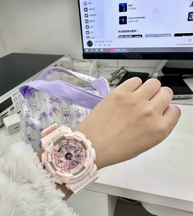Casio G-Shock Pink Analog-Digital Watch