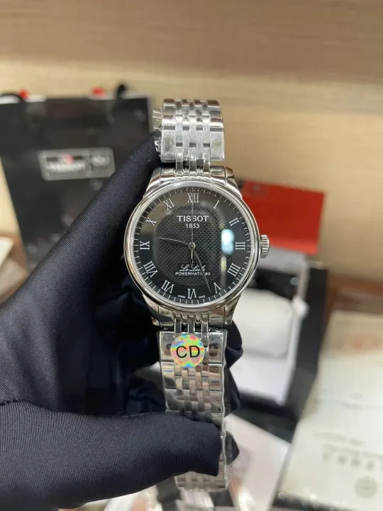 Tissot Le Locle Powermatic 80 Black Dial Stainless Steel Watch