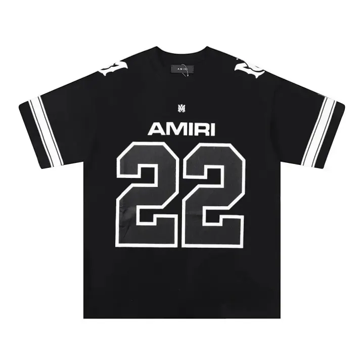 Camiseta oversize negra de AMIRI con gráfico y estampado 22