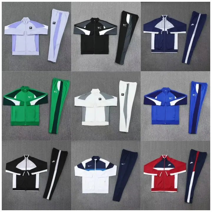 Nike Colorblock Athletic Tracksuit Set